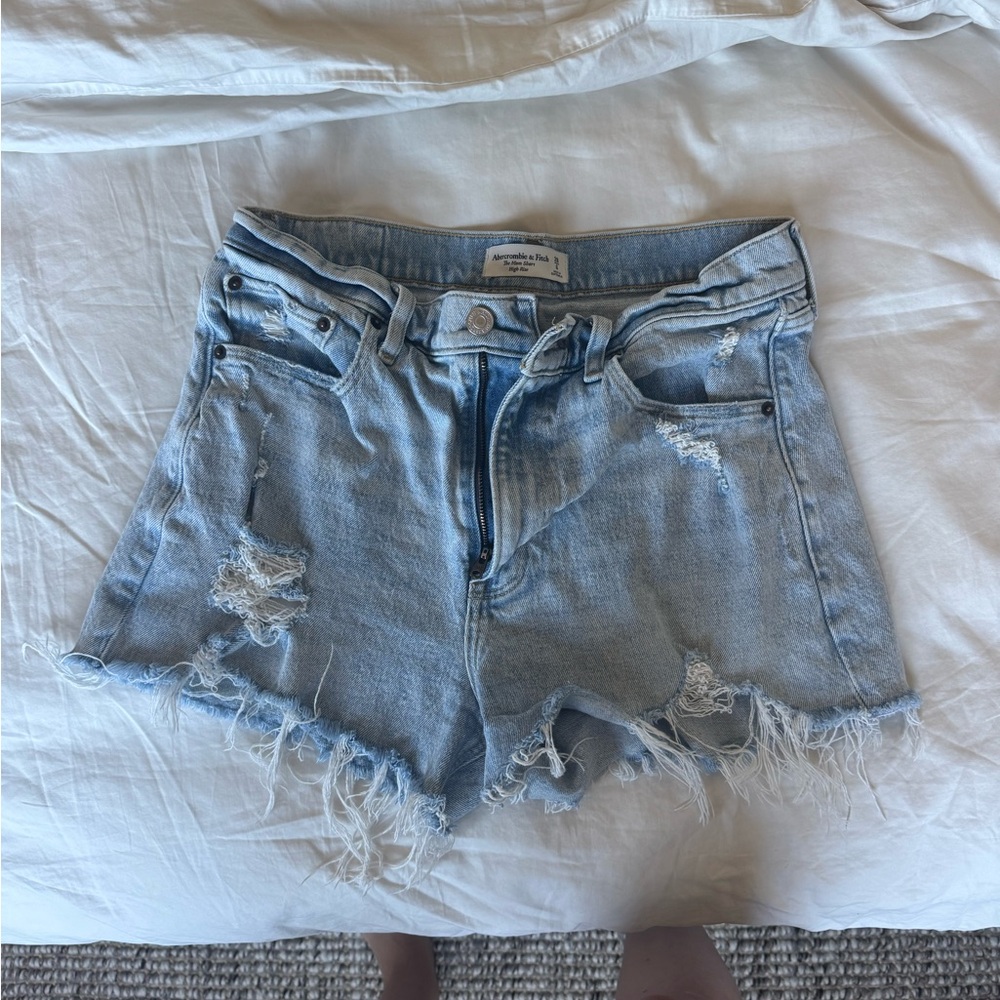 Abercrombie & Fitch Distressed Denim Women Shorts